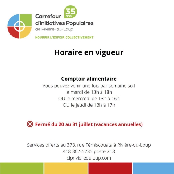 Comptoir alimentaire